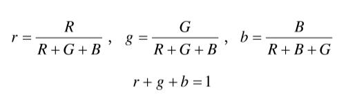 顏色匹配方程式的簡(jiǎn)化式01